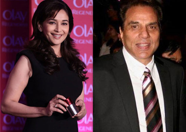  Dharmendra the most handsome person,says Madhuri Dixit